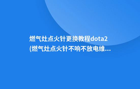 燃气灶点火针更换教程dota2(燃气灶点火针不响不放电维修视频)